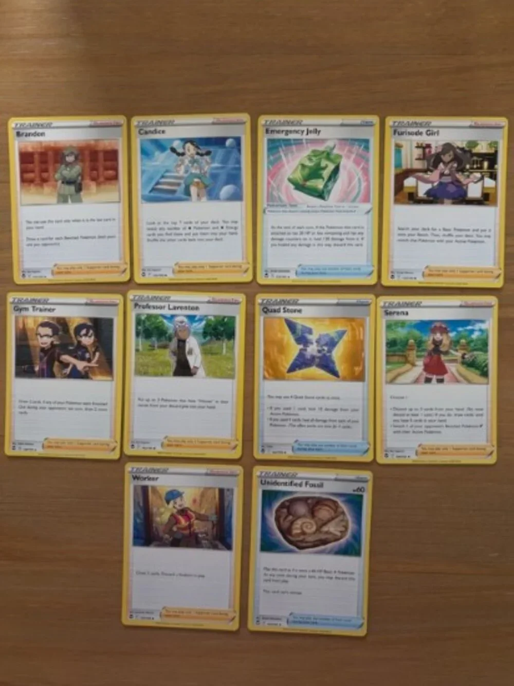 Pokémon Silver Tempest Trainer Lot 10 Cards | Serena, Candice, Brandon ✨5/$25✨